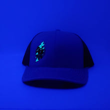 Wolf Bolt Glow In The Dark Heather Grey Snapback Trucker Hat