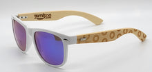 White Bamboo Donut Frame Sunglasses