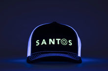 Phish S.A.N.T.O.S.  Black and White Glow Five Panel Snapback