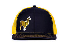Phish Llama Black and Gold Glow in the Dark SnapbackTrucker Hat