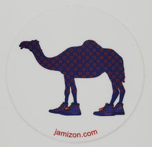 Camel Walk Circular Weather Proof Vinyl Sticker