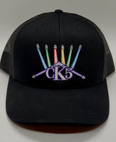 PHD CK5 Black Glow In The Dark Snapback Trucker Hat