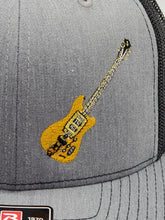 Wolf Guitar Heather Grey Snapback Trucker Hat