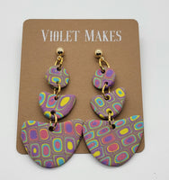 Handmade Ultra Violet Earrings