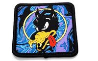 Wolf Psychedelic Drip Patch