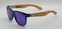 Blue Bamboo Donut Frame Sunglasses