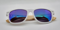 White Bamboo Donut Frame Sunglasses