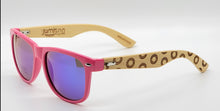 Hot Pink Bamboo Donut Frame Sunglasses